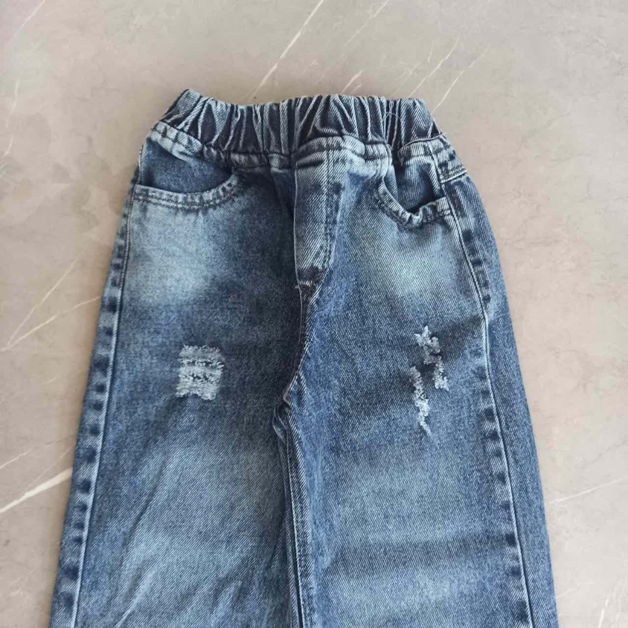 شلوار بچگانه بگ جین سایز 45تا70 کد1006097 — تصویر ۴