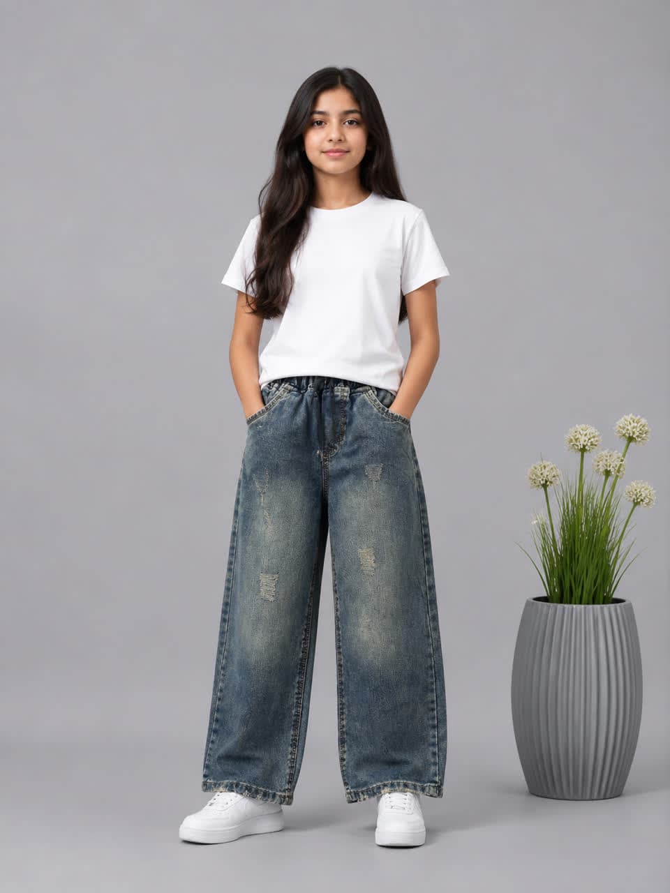 شلوار بچگانه بگ جین سایز 75تا100 K1006096