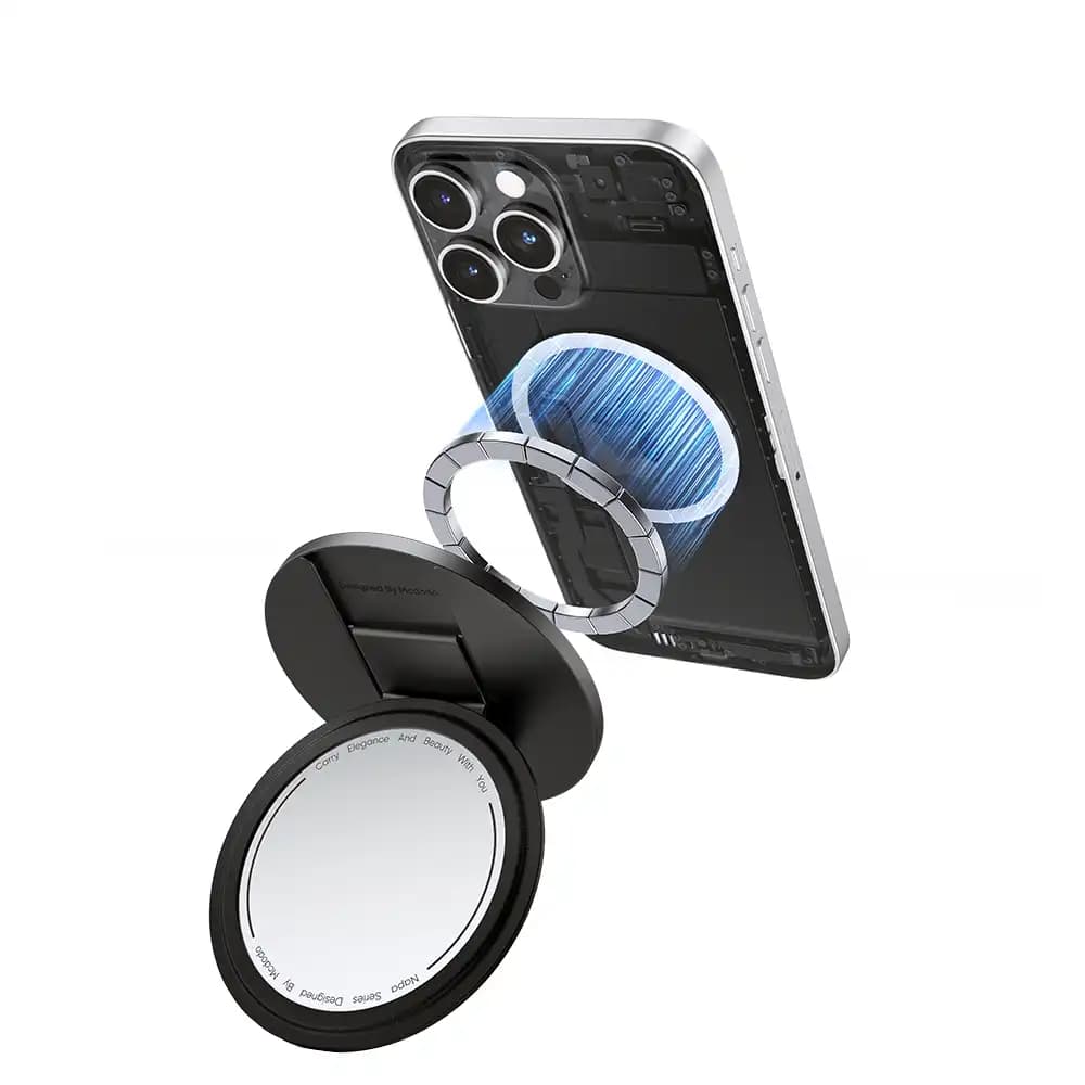 پاپ سوکت و هولدر موبایل مگنتی مک دودو Mcdodo MR-7912 به همراه آینه آرایش — تصویر ۲