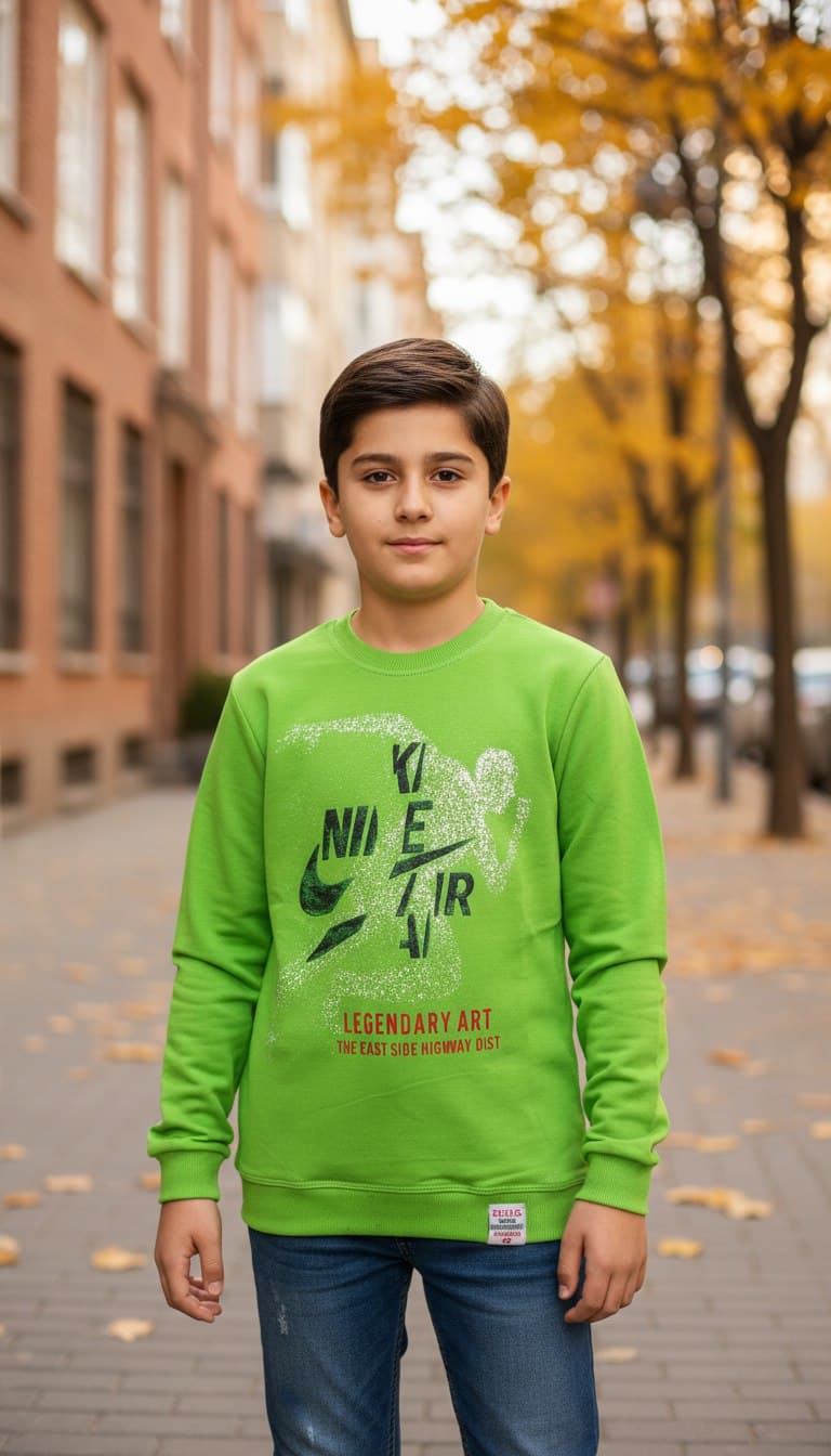 بلوز پسرانه NIKE سایز50تا65 کد 2002002 — تصویر ۲