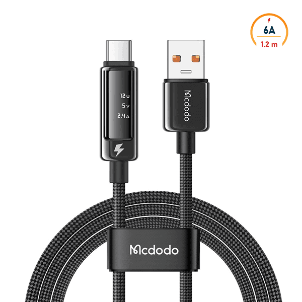 کابل تایپ سی مک دودو Mcdodo CA-8870 شدت جریان 6 آمپر طول ۱/۲ متر