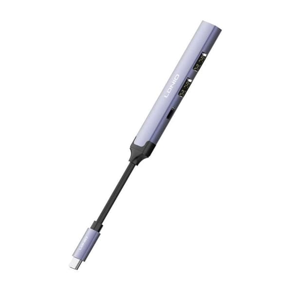 هاب 4 پورت تایپ سی الدینیو LDNIO DS-34C — تصویر ۳