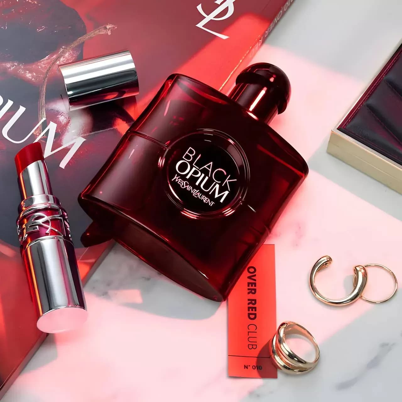 عطر بلک اوپیوم اور رد ایو سن لوران | Yves Saint Laurent Black Opium Over Red — تصویر ۶