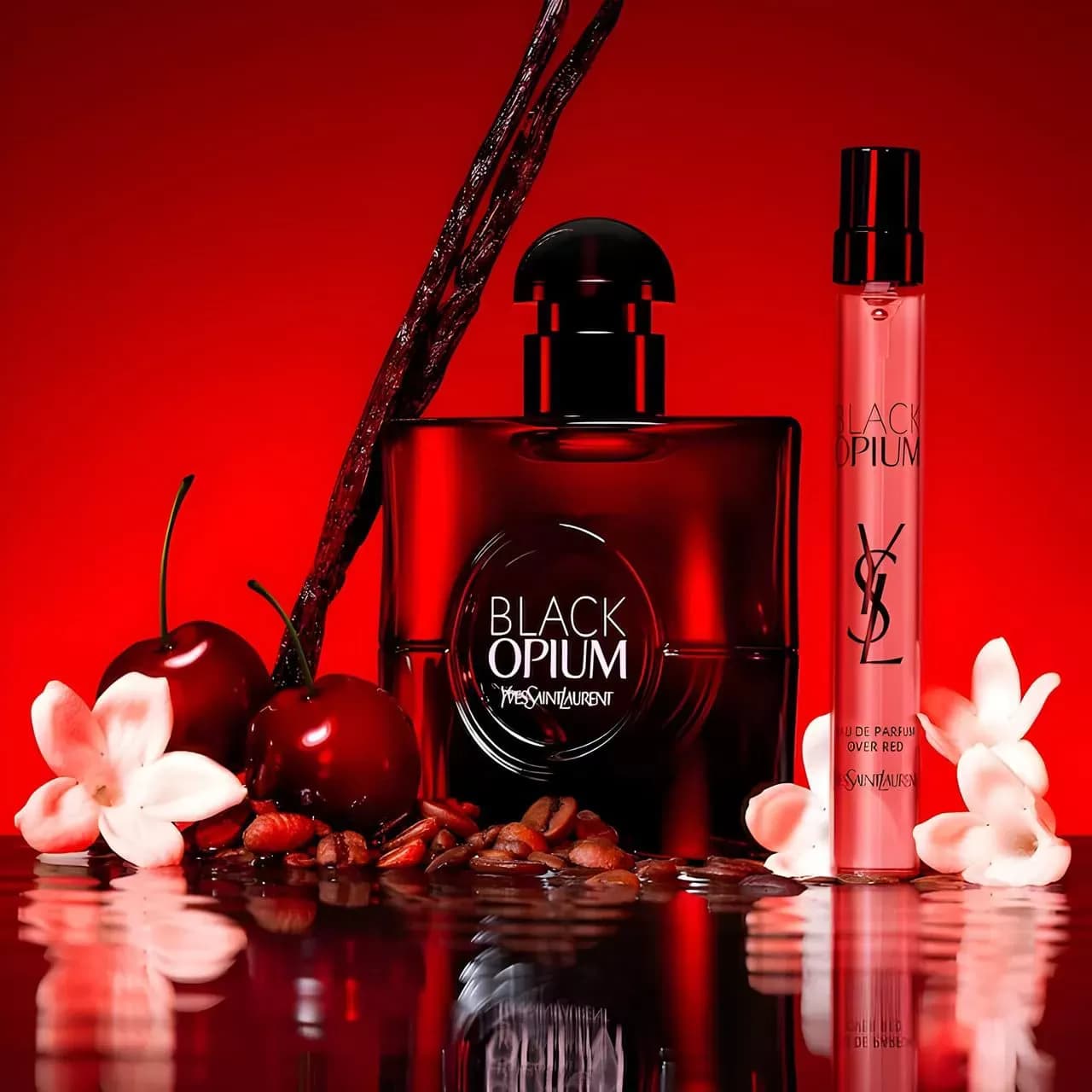 عطر بلک اوپیوم اور رد ایو سن لوران | Yves Saint Laurent Black Opium Over Red — تصویر ۵