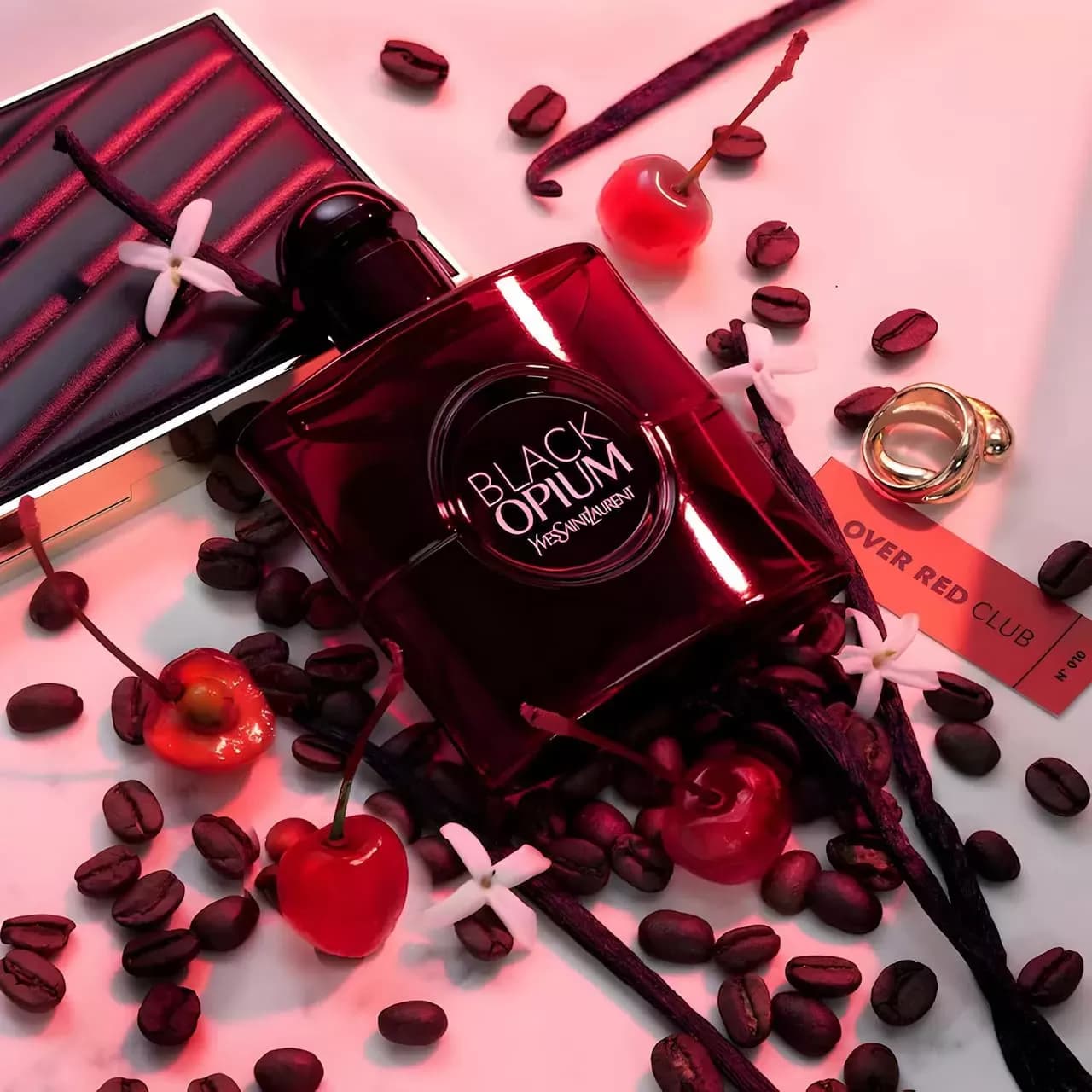 عطر بلک اوپیوم اور رد ایو سن لوران | Yves Saint Laurent Black Opium Over Red — تصویر ۴