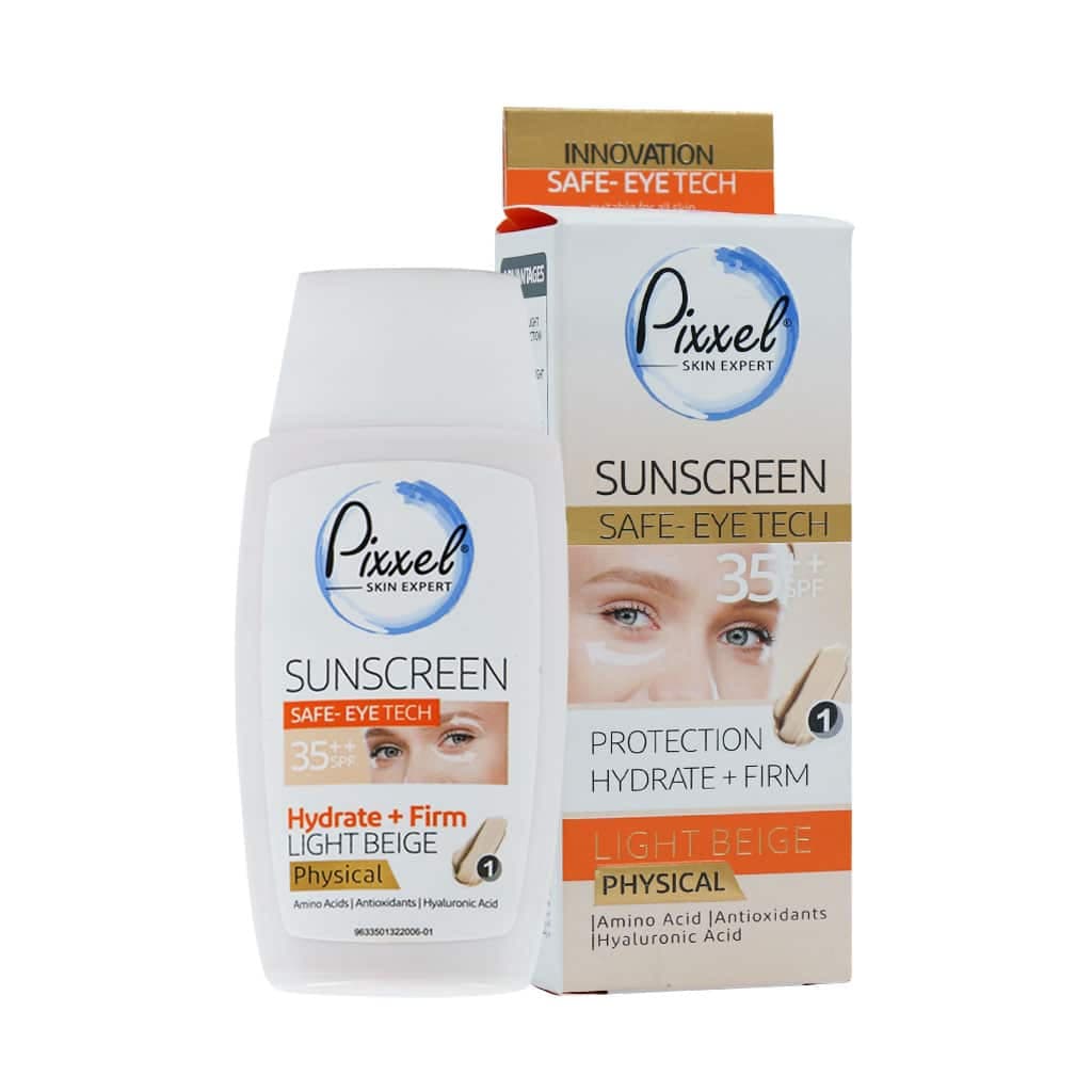 کرم ضد آفتاب فیزیکی دور چشم و صورت رنگی SPF35 پیکسل 50 میلی لیتر — تصویر ۲