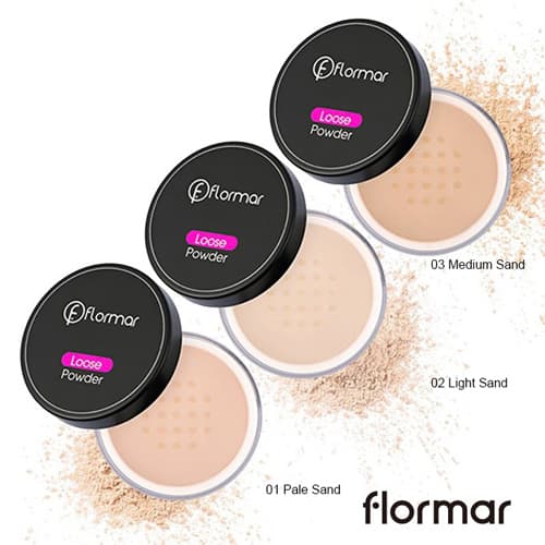 پودر فیکس آرایش فلورمار Flormar شماره Medium Sand 03 — تصویر ۲