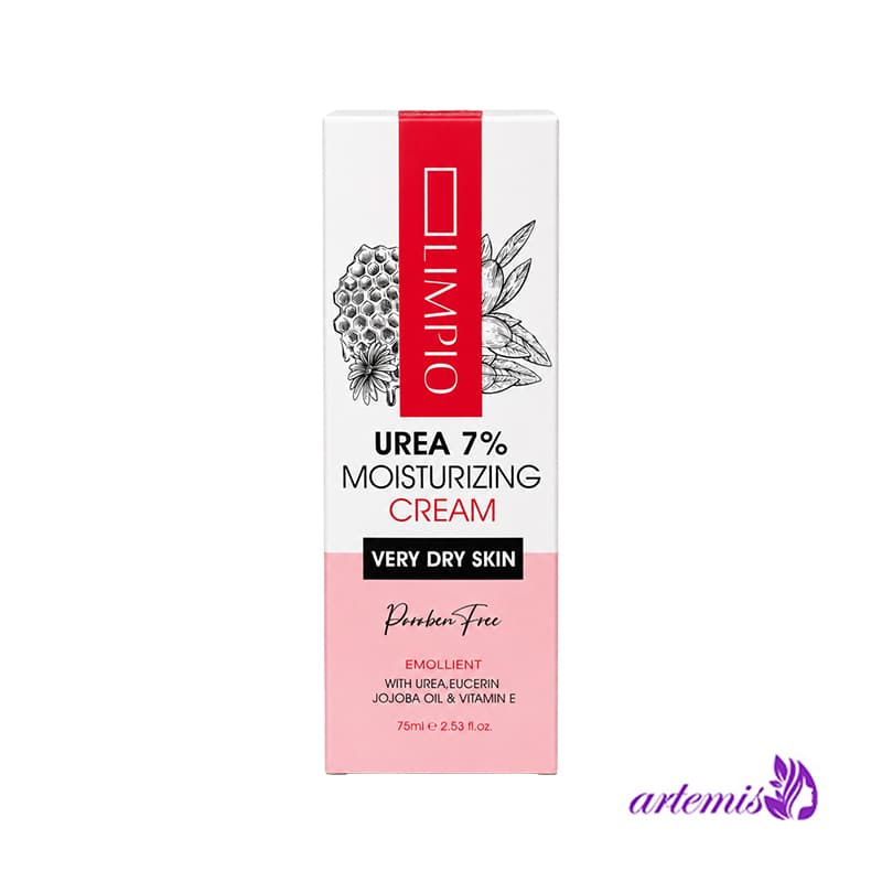 کرم مرطوب کننده لیمپیو Limpio مدل Urea Eucerin 7% حجم 75 میلی لیتر — تصویر ۲