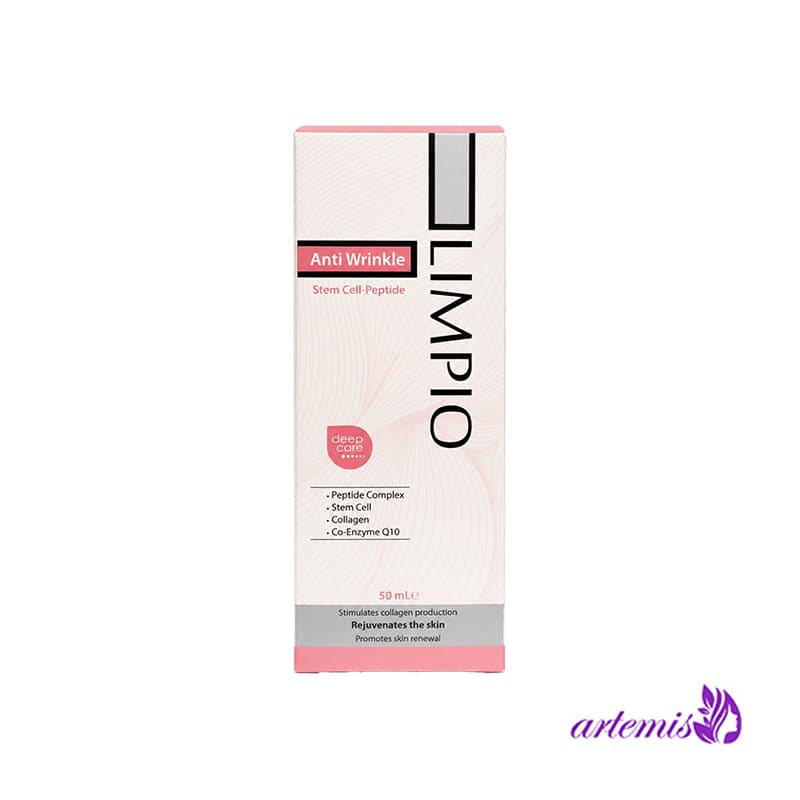کرم ضد چروک لیمپیو Limpio مدل Anti Wrinkle – Stem Cell حجم 50 میلی لیتر