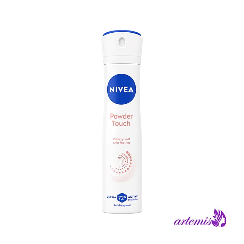 اسپری ضد تعریق زنانه نیوا Nivea مدل Powder Touch حجم 150 میلی لیتر