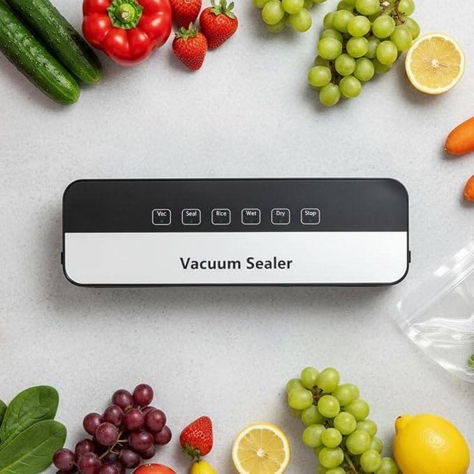 دستگاه بسته بندی وکیوم مواد غذایی خشک و مرطوب با عملکرد تک پرس vacuum sealer — تصویر ۷