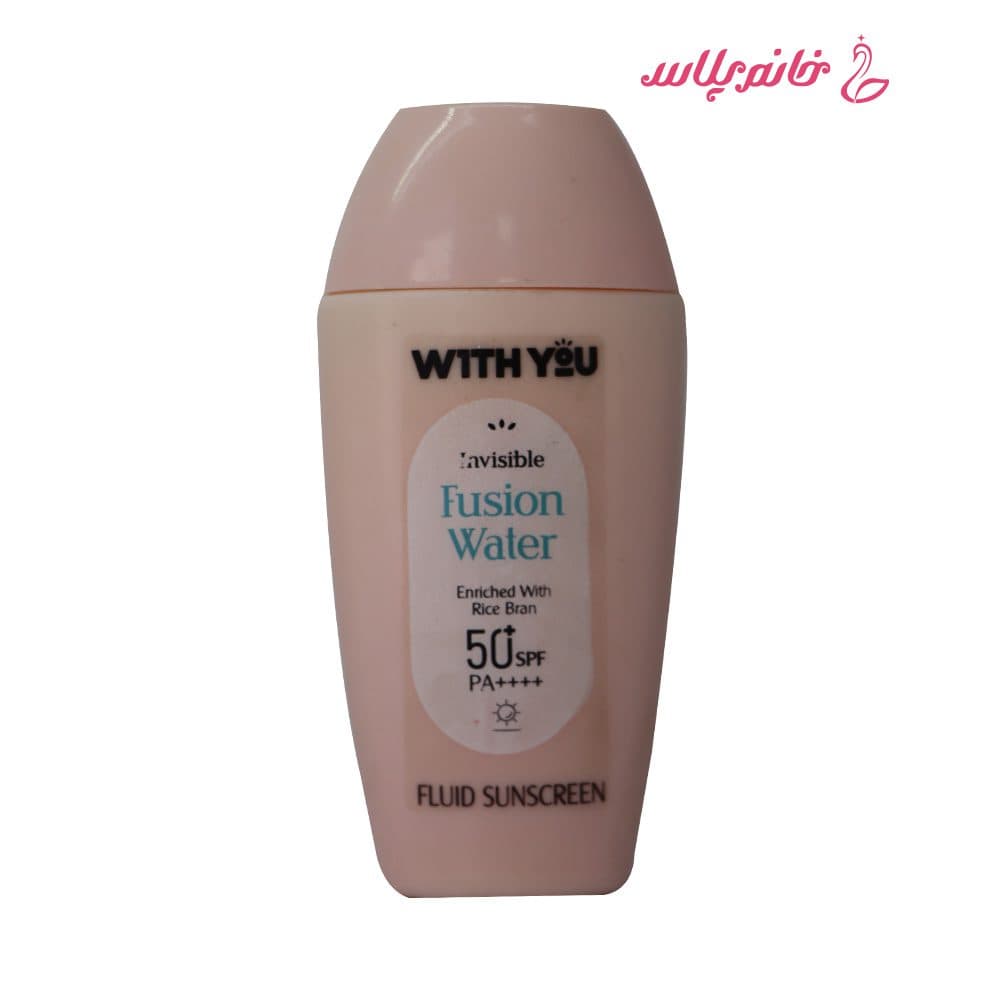ضد آفتاب فلوئید SPF50 بی رنگ ویت یو Invisible Fusion Water حجم 60 میل — تصویر ۳