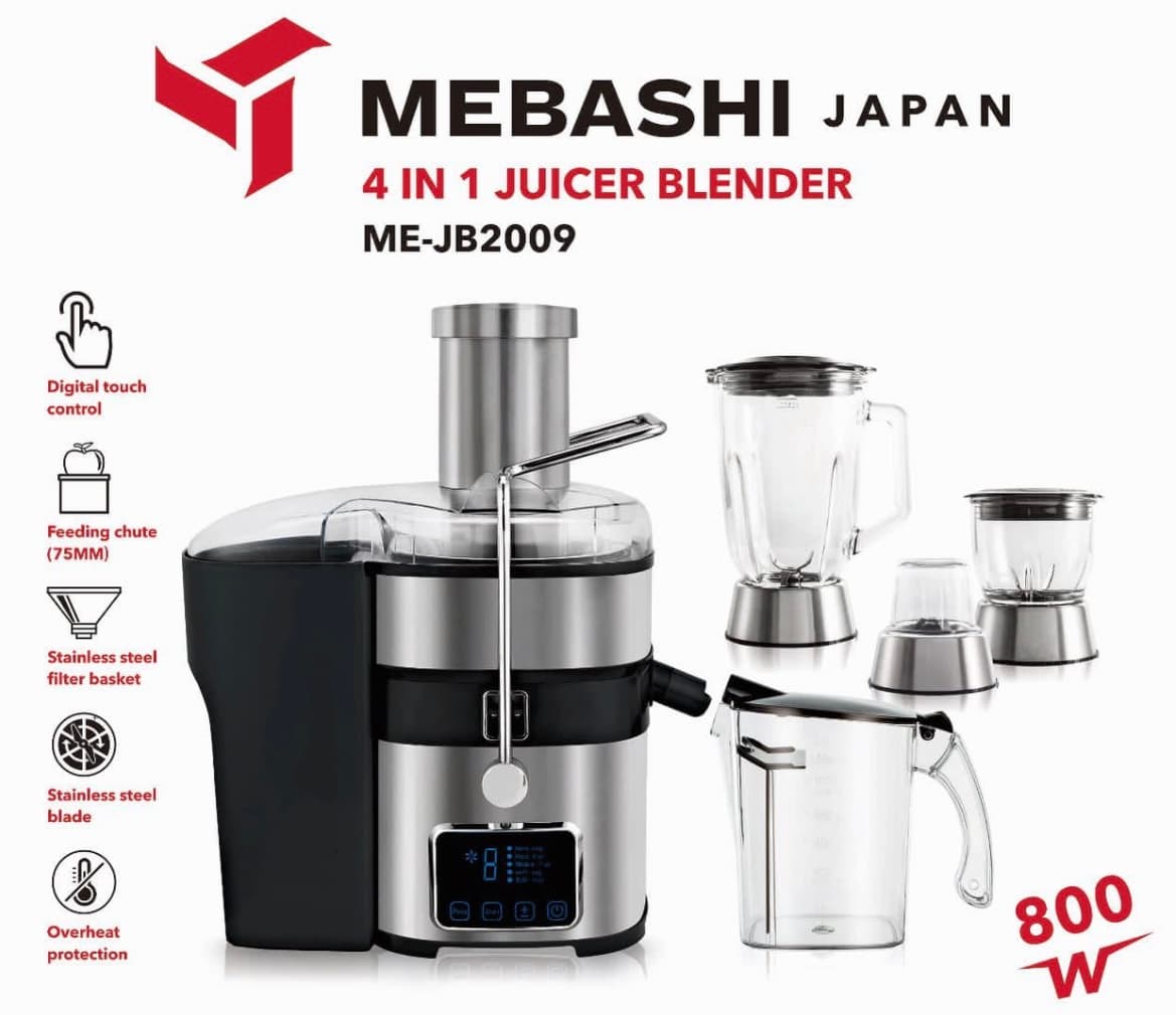 آبمیوه گیری ۴ کاره مباشی مدل ME-JB2009 (اصل) (ارسال پس کرایه)