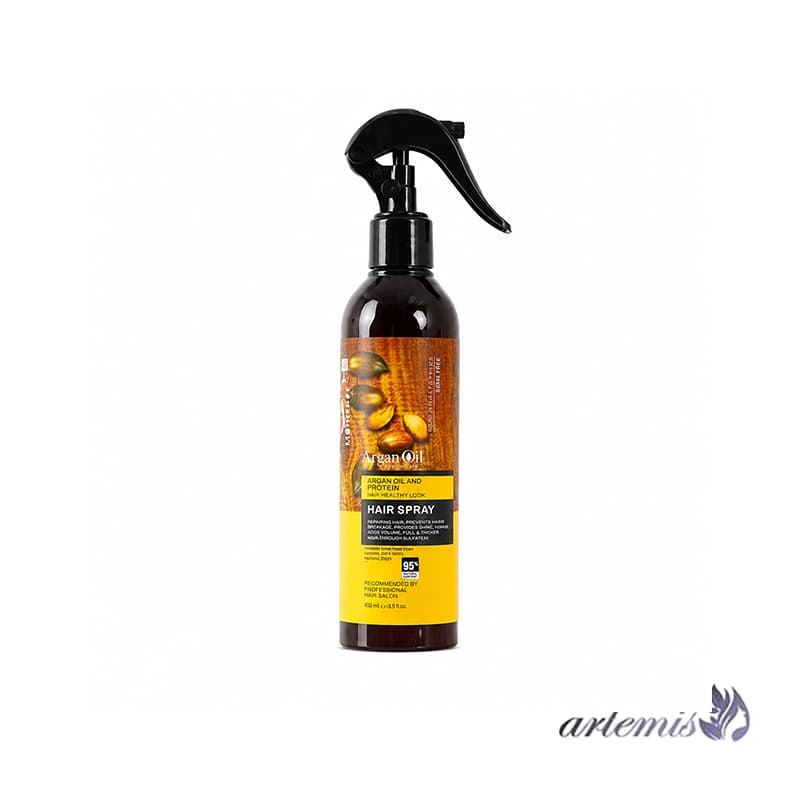 اسپری مو لایتنس مدل Argan مناسب برای انواع مو حجم 250 میلی‌لیتر