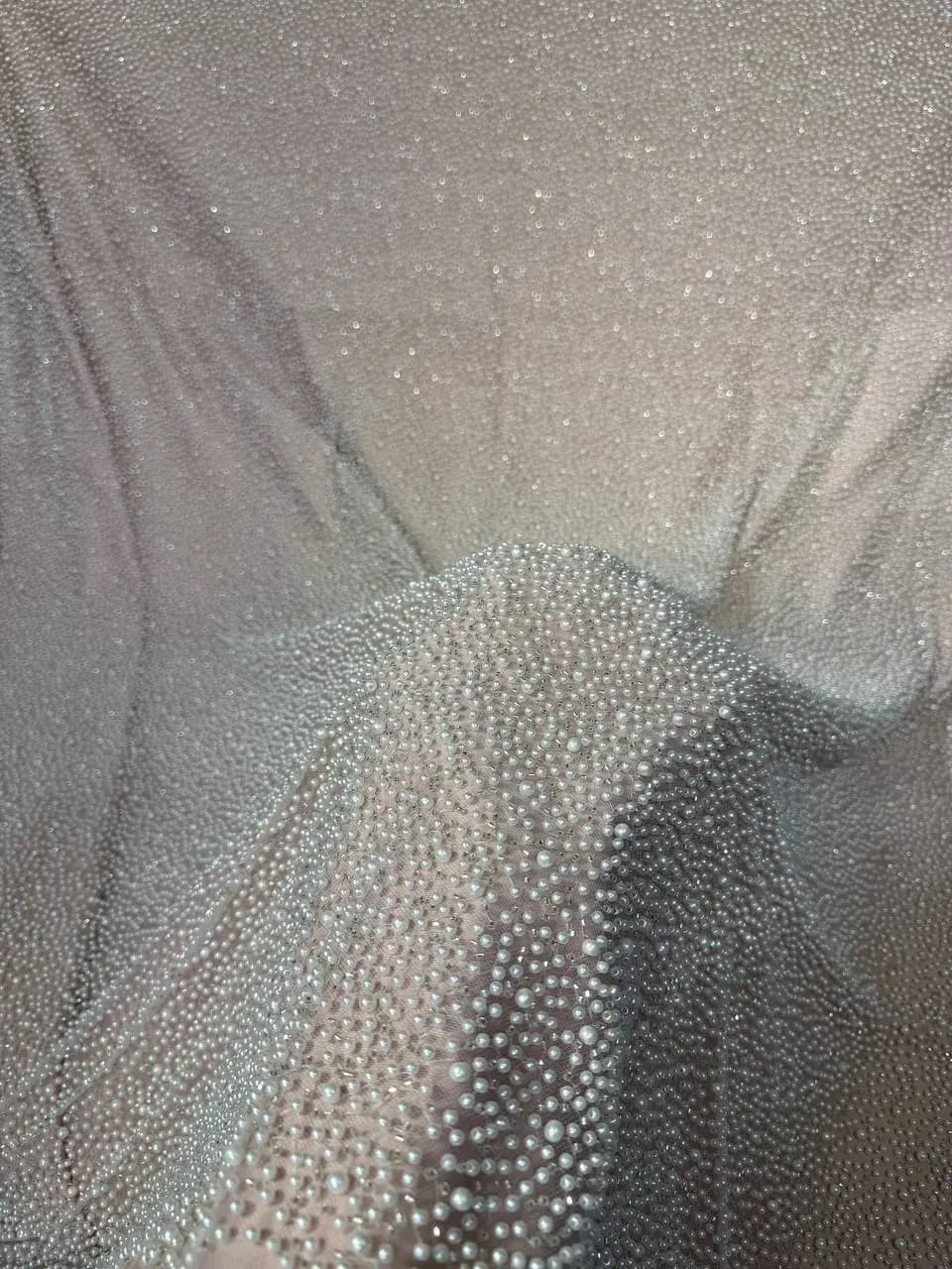 پارچه مجلسی جسمیکو (مروارید و منجوق دوزی) — تصویر ۴