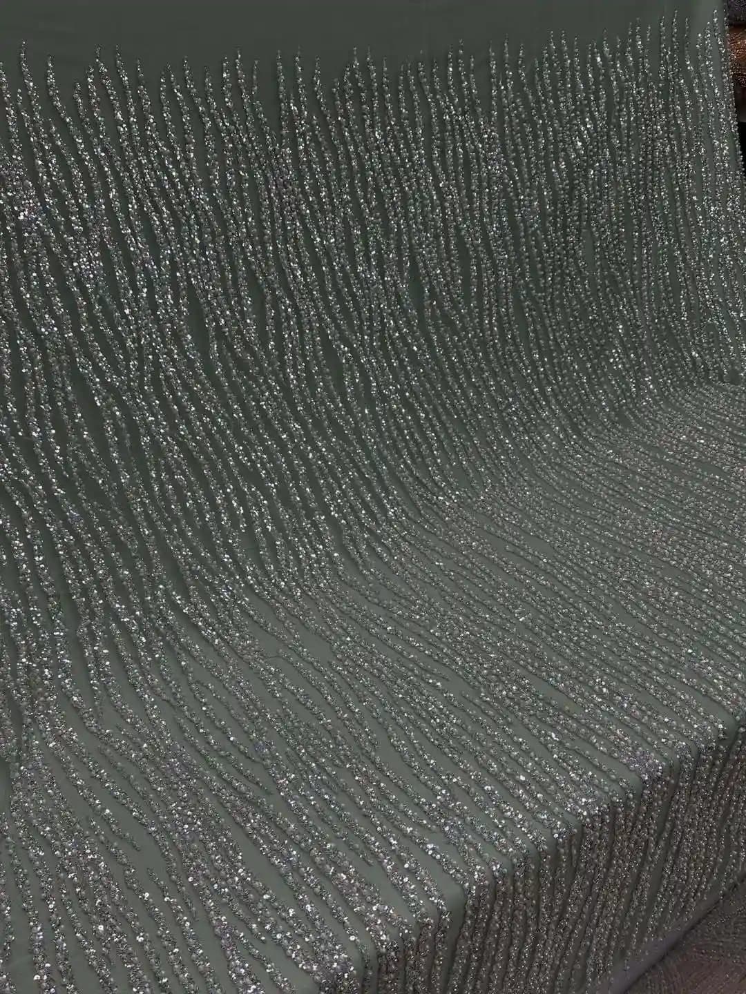 پارچه مجلسی خطی مرواریدی — تصویر ۴