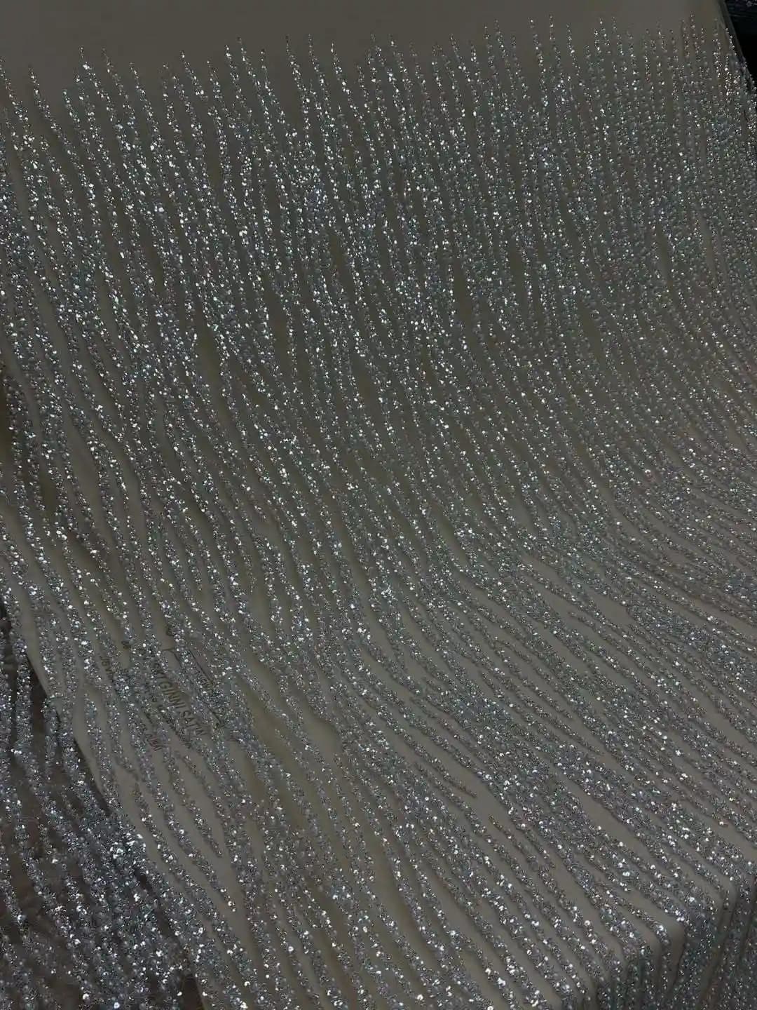 پارچه مجلسی خطی مرواریدی — تصویر ۳
