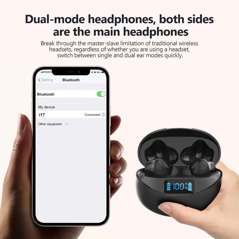 هدفون بی‌سیم بلوتوث 5.3 با نمایشگر دیجیتال Oleariastra — تصویر ۵