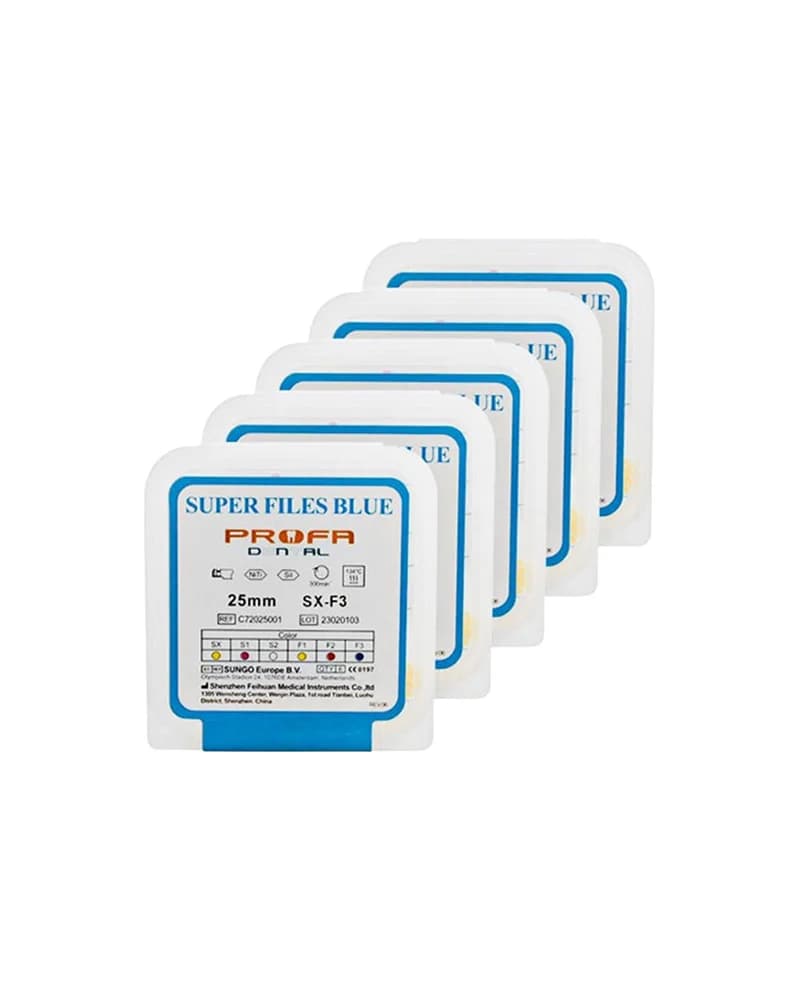 فایل روتاری آبی پروفا-Super Blue Rotary Files