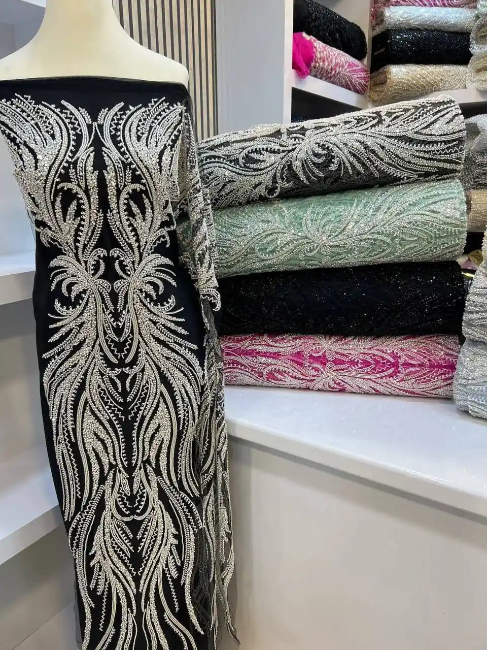 پارچه مجلسی مدل پنلی اروپایی