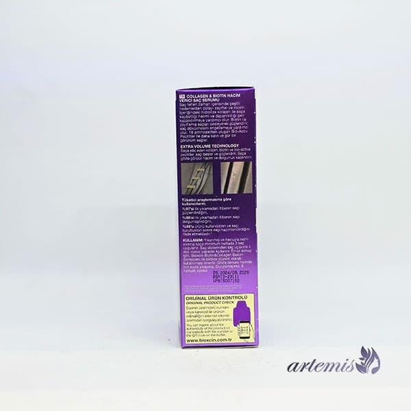 سرم مو حجم‌دهنده Bioxcin مدل Collagen & Biotin حجم 100 میلی‌لیتر — تصویر ۲