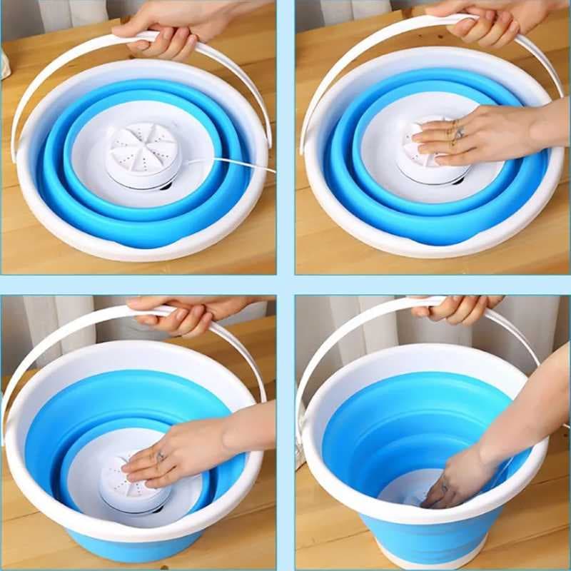 لباسشویی مسافرتی تاشو و قابل حمل FOLDING — تصویر ۶