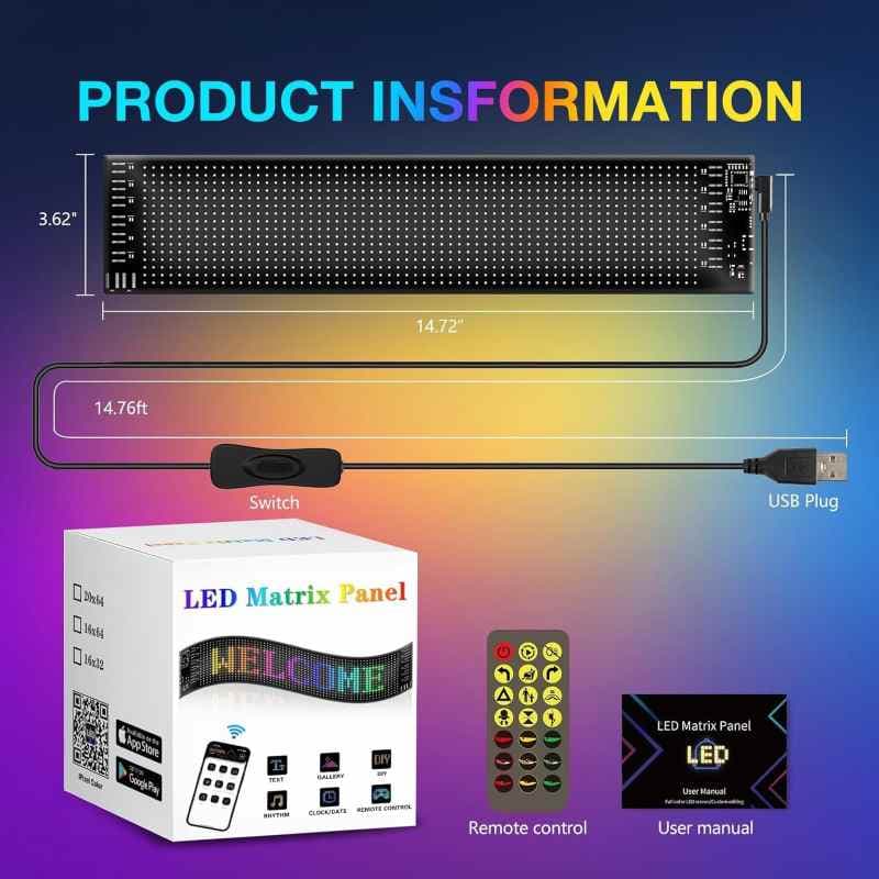 نمایشگر ال ای دی منعطف ماتریکس MATRIX LED PANEL — تصویر ۶