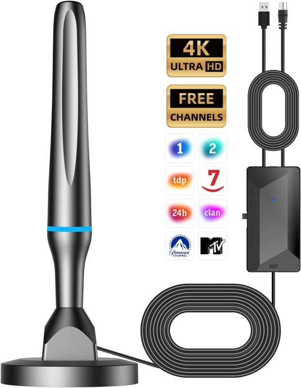 آنتن 4K گیرنده کانالهای تلویزیون داخلی DTT برای تلویزیون هوشمند DGUPSP — تصویر ۲