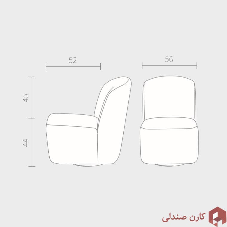 مبل گردان آرتمن مدل KEF 610 — تصویر ۵