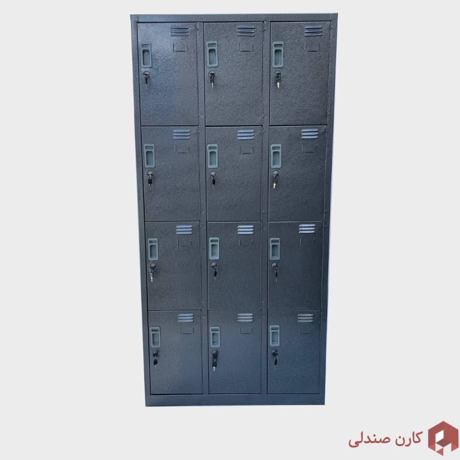 کمد فلزی 12 درب با قفل
