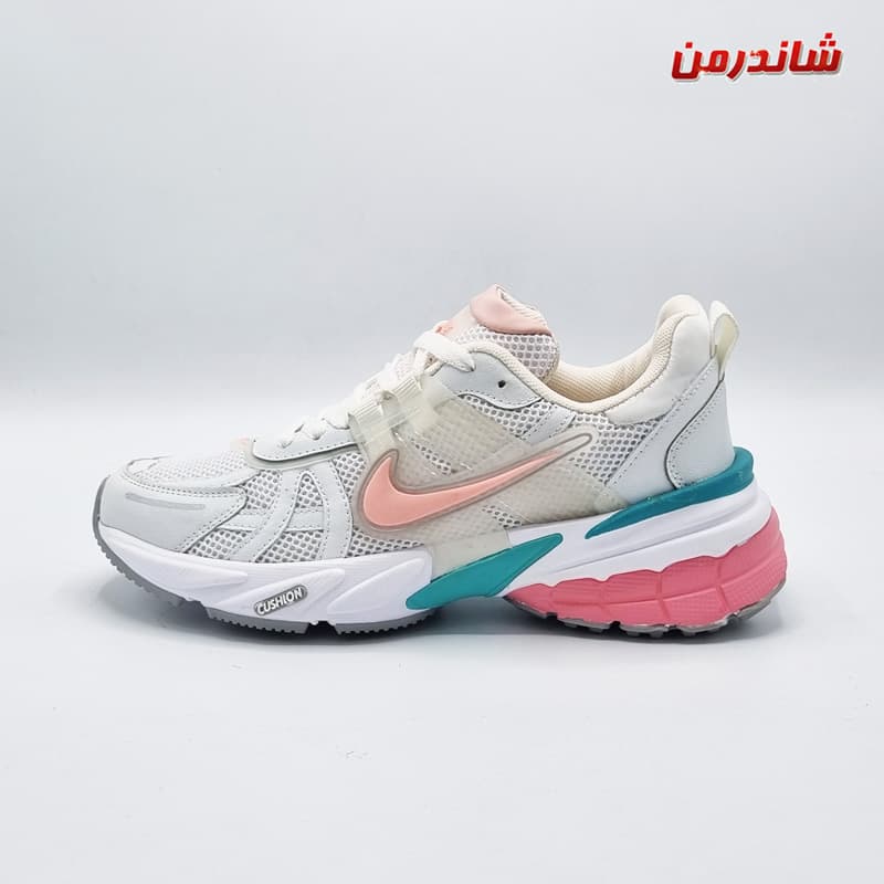 کفش نایک وی تو کی v2k زنانه سفید صورتی