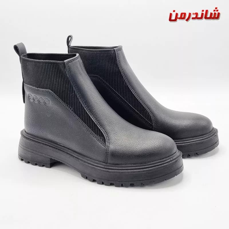 بوت زنانه مدل اکو مشکی — تصویر ۲