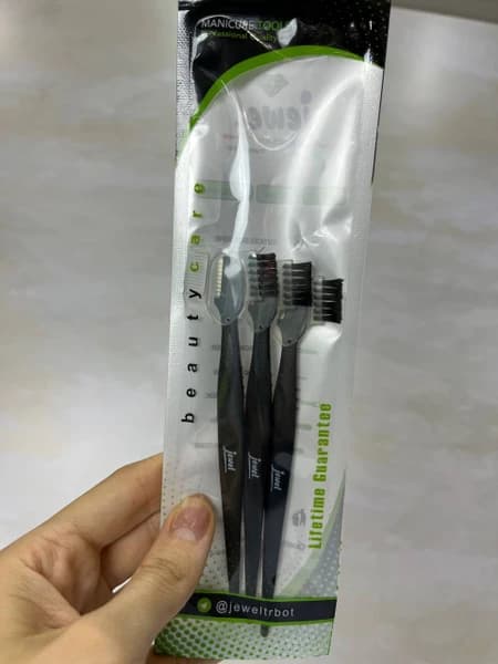 تیغ ابرو دسته مشکی شانه دار بسته 3 عددی مدل GR-702 جول jewel