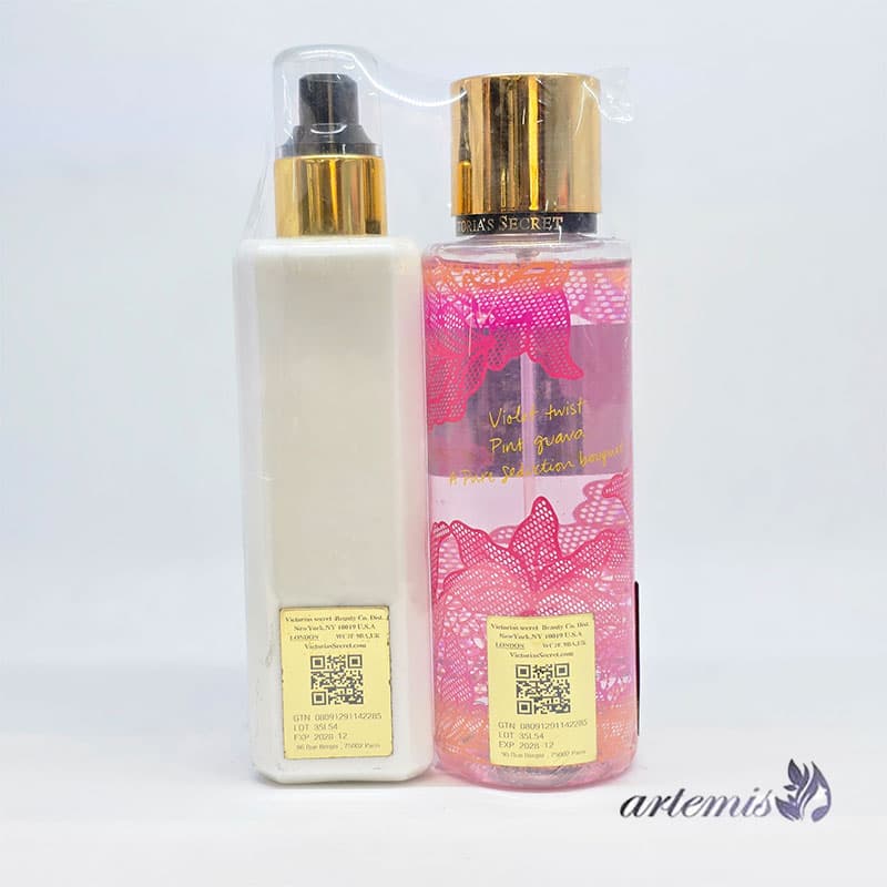 پک دو عددی بادی میست و لوسیون بدن ویکتوریاسیکرت مدل Pure Seduction in Bloom و Pure Seduction — تصویر ۲