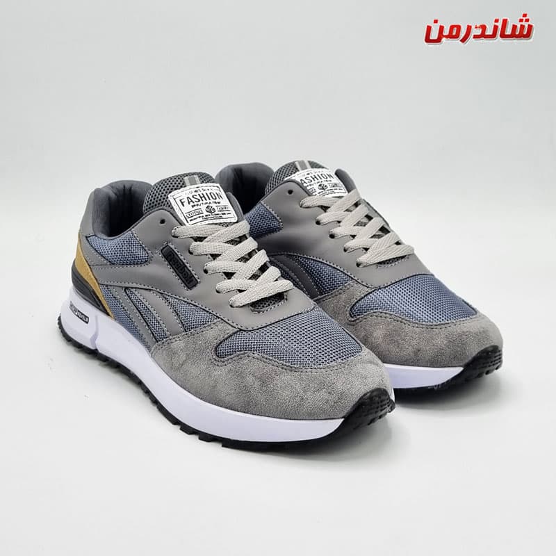 کفش اسپرت مردانه ریبوک مدل طوسی Reebok — تصویر ۴