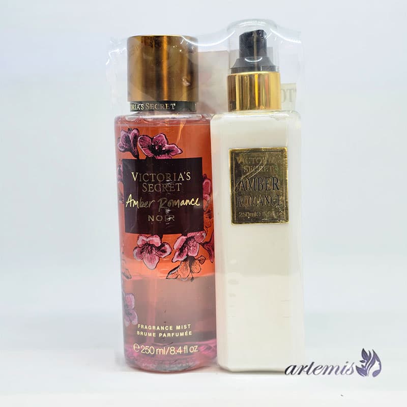 پک دوتایی بادی میست و لوسیون بدن ویکتوریا سیکرت اورجینال اصلی مدل Fragrance Mist و Body Lotion