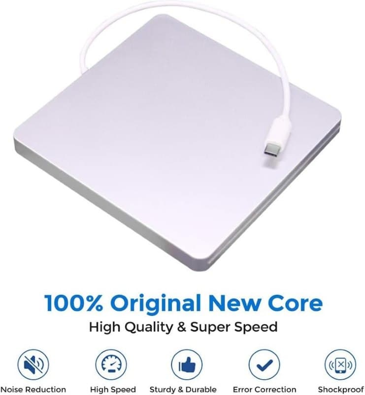 درایو سی دی و دی وی دی خارجی USB C برند BDYING — تصویر ۶