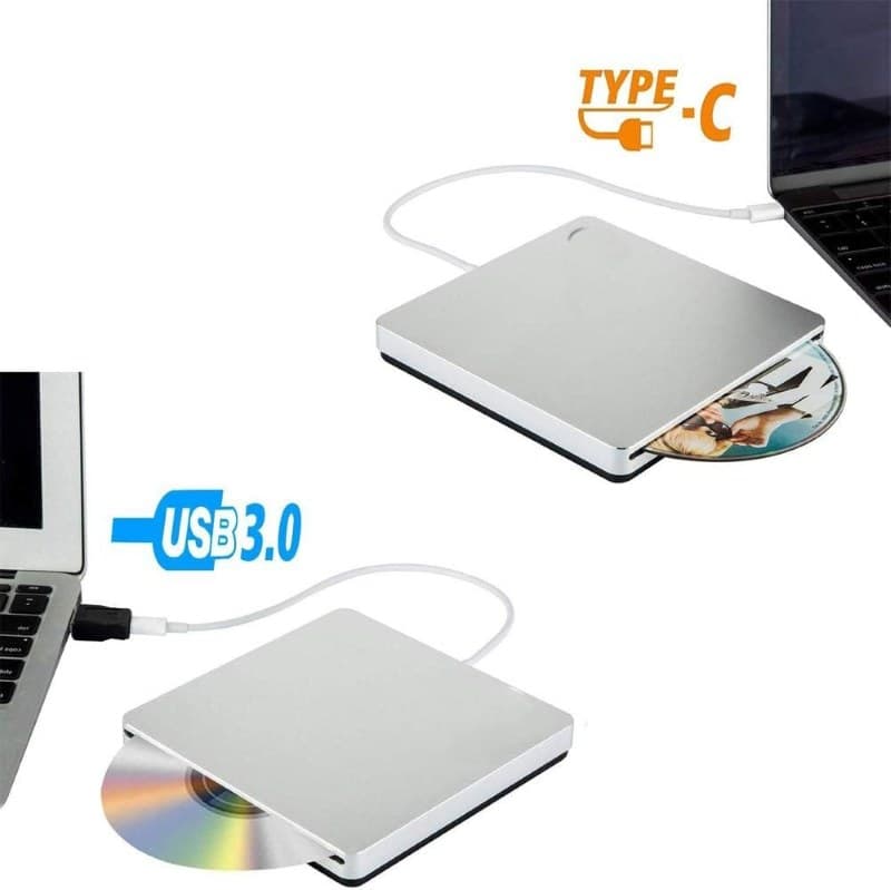 درایو سی دی و دی وی دی خارجی USB C برند BDYING — تصویر ۷