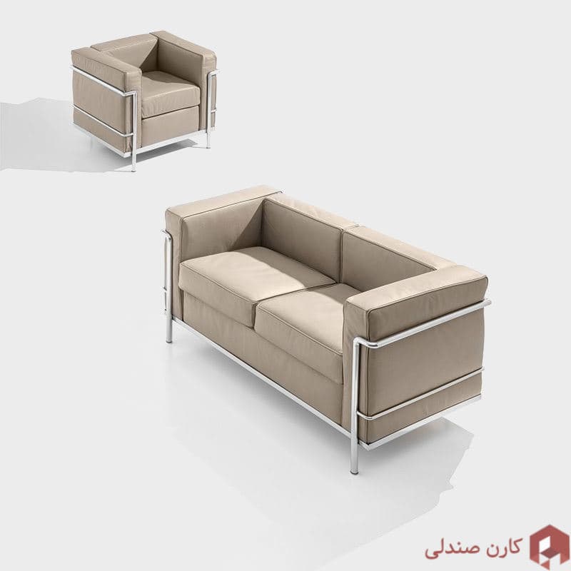 مبل دو نفره اروند ۴۰۱6 لوکورپوزیه — تصویر ۶