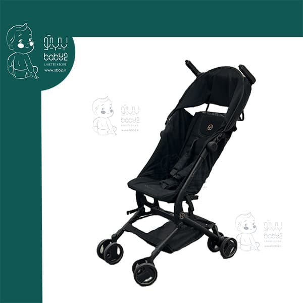 کالسکه کابینی رنگ مشکی Burbay AG1309 — تصویر ۳