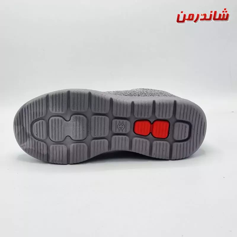 کفش اسپرت مردانه اسکیچرز skechers طوسی کد1222 — تصویر ۴