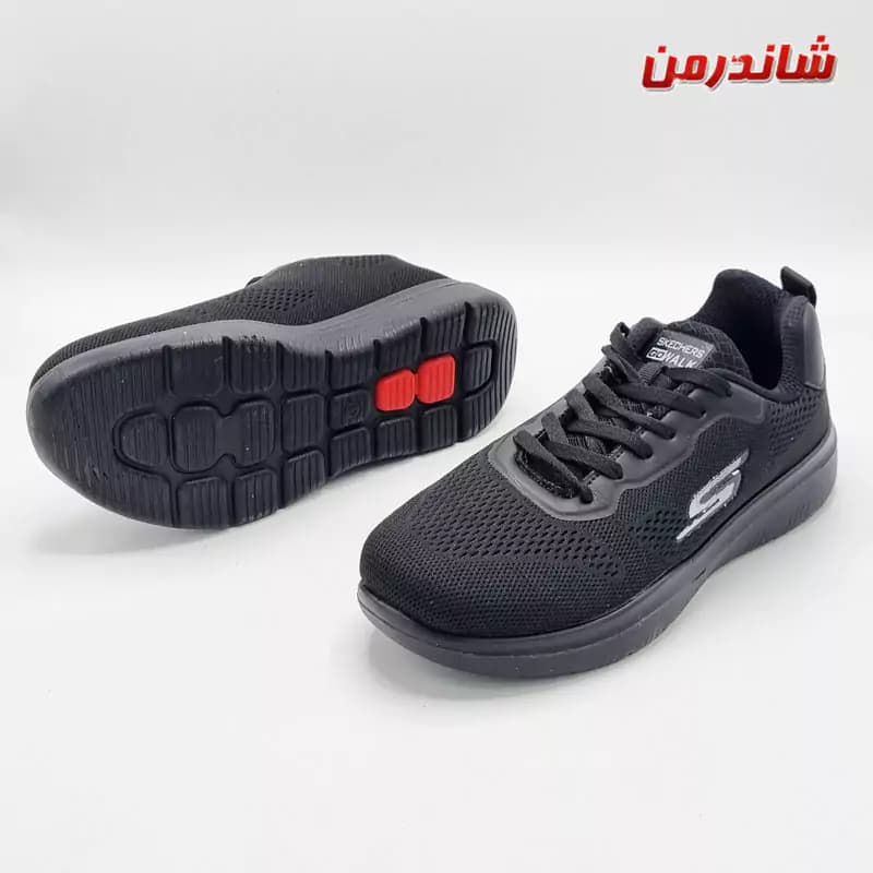 کفش اسپرت مردانه اسکیچرز skechers مشکی — تصویر ۳