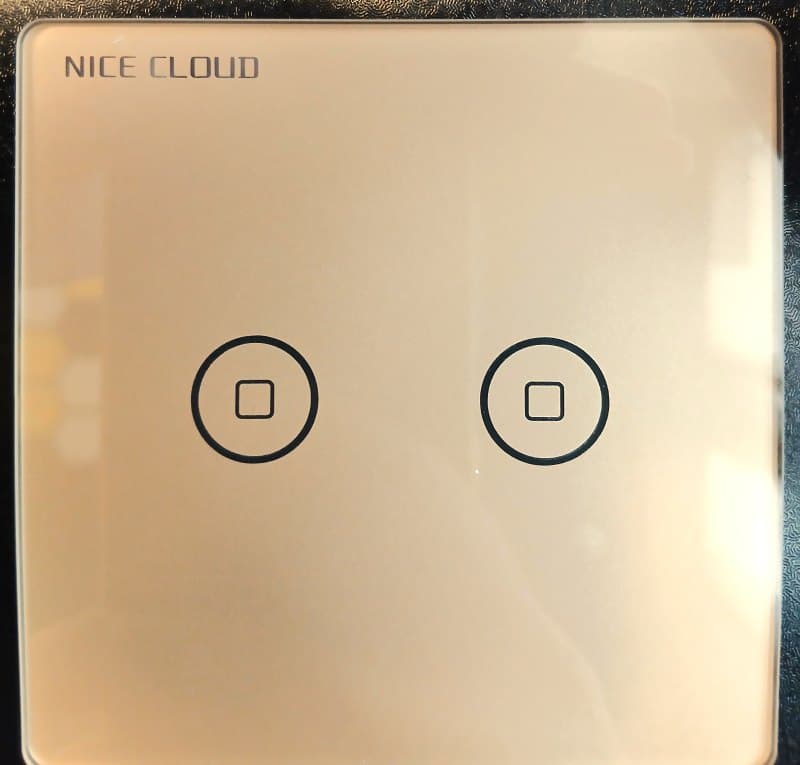 کلید هوشمند لمسی ۲ پل NICE CLOUD — تصویر ۲