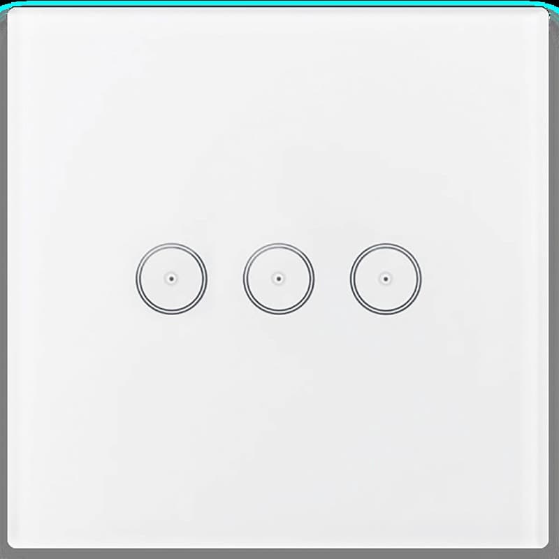 سوئیچ دیواری لمسی خانه هوشمند ZigBee Wifi کلید هوشمند لمسی 3 پل