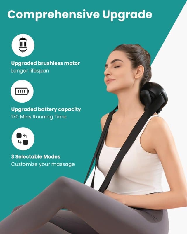 ماساژور گردن شارژی NEKTECK مدل NK-NM11 — تصویر ۶