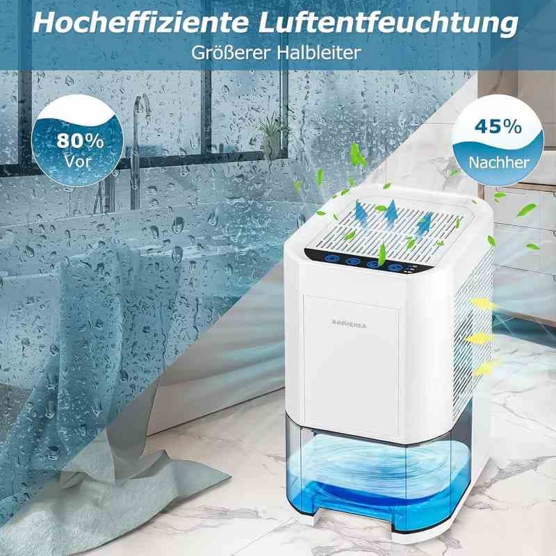 رطوبت گیر 1200 میلی لیتری BOOHENKA مدل MD307B ظرفیت 1200 میلی لیتر — تصویر ۳
