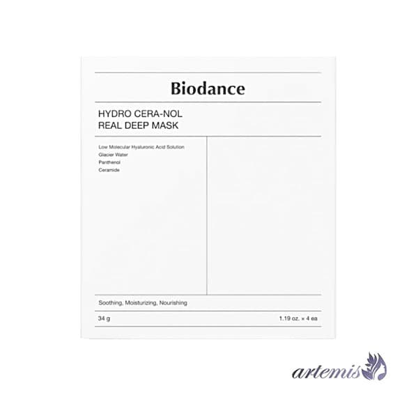 ماسک ورقه ای بایودنس Biodance هیدرا سرانول hydro cera nol حجم 34 گرم