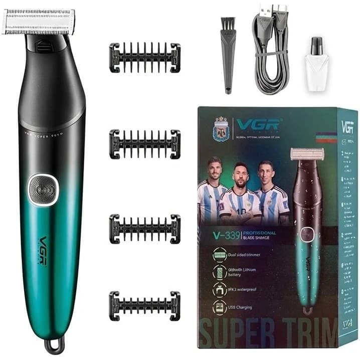 ماشین اصلاح VGR V-339 | تریمر شارژی ضدآب اورجینال با ضمانت اصالت