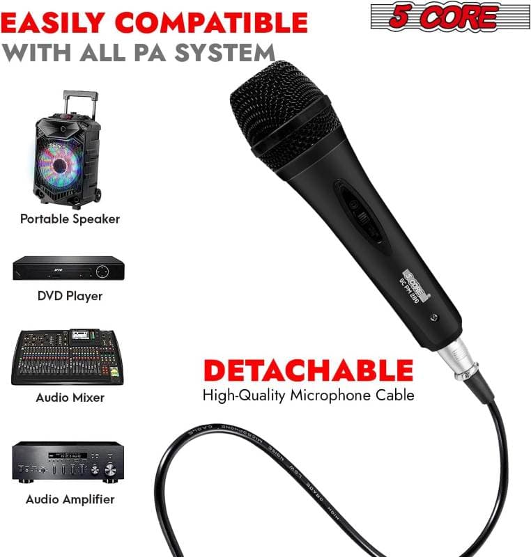 میکروفون CQA مدل H-003 داینامیک کارائوکه — تصویر ۴