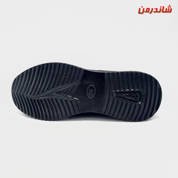 کفش پیاده روی آرشام با بند تزیینی برند تن تاک رنگ مشکی — تصویر ۶